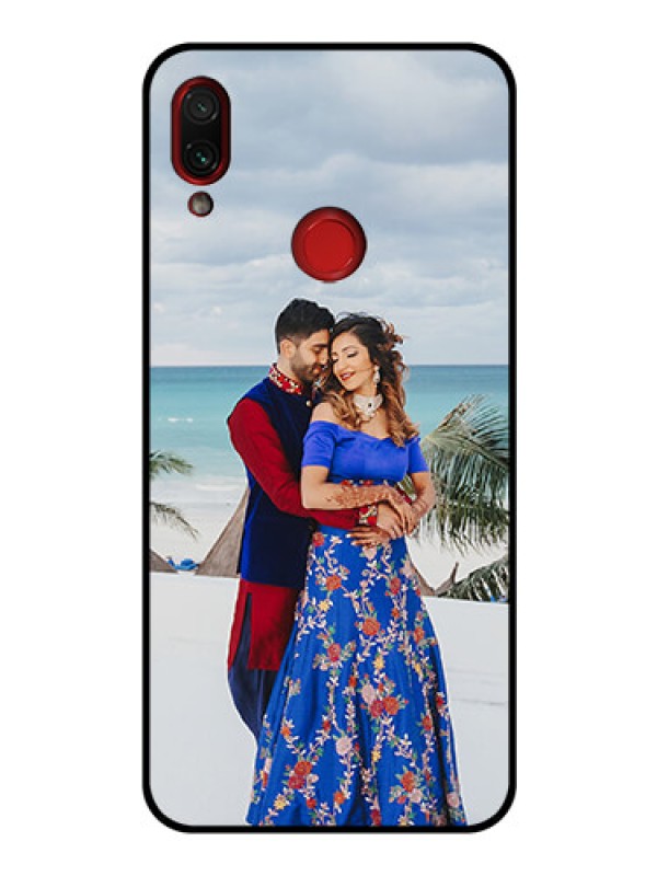 Custom Redmi Note 7 Photo Printing on Glass Case  - Upload Full Picture Design
