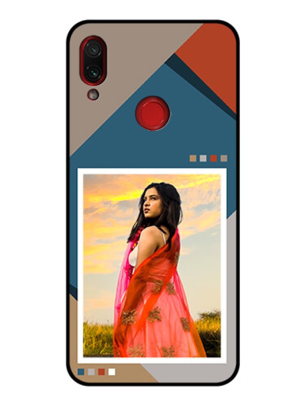 Custom Xiaomi Redmi Note 7 Personalized Glass Phone Case - Retro color pallet Design