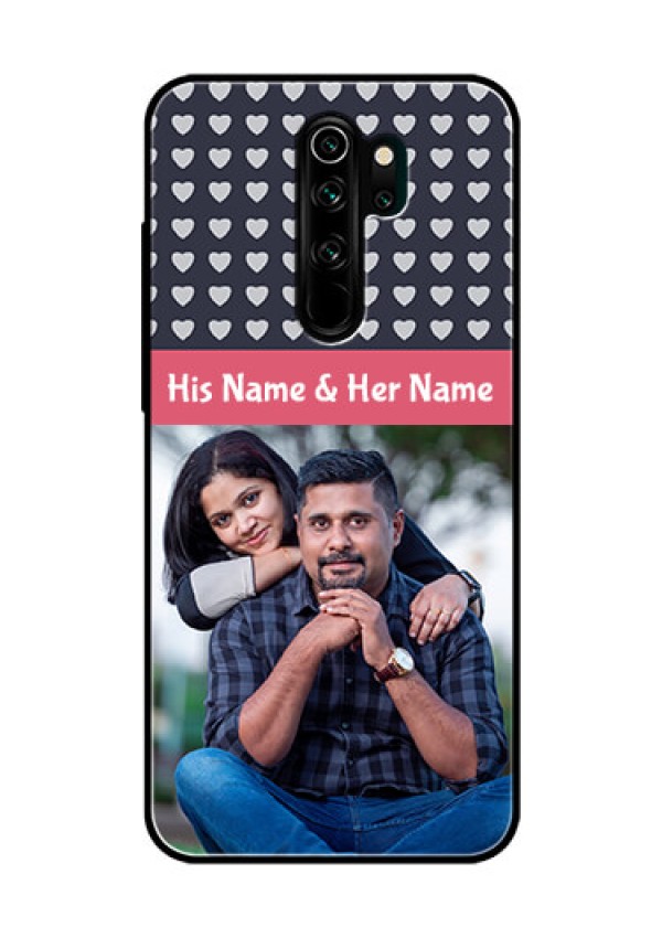 Redmi Note 8 Pro Custom Glass Mobile Case  - Love Symbols Design