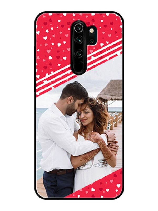 Custom Redmi Note 8 Pro Custom Glass Mobile Case  - Valentines Gift Design