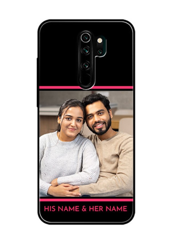 Redmi Note 8 Pro Custom Glass Mobile Case  - with Add Text Design