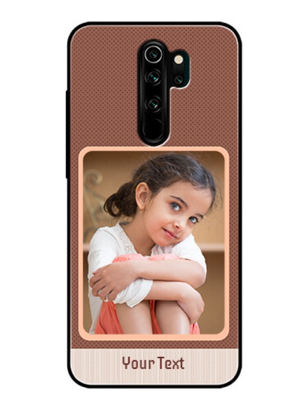 Custom Redmi Note 8 Pro Custom Glass Phone Case  - Simple Pic Upload Design