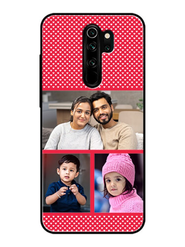 Custom Redmi Note 8 Pro Personalized Glass Phone Case  - Bulk Pic Upload Design