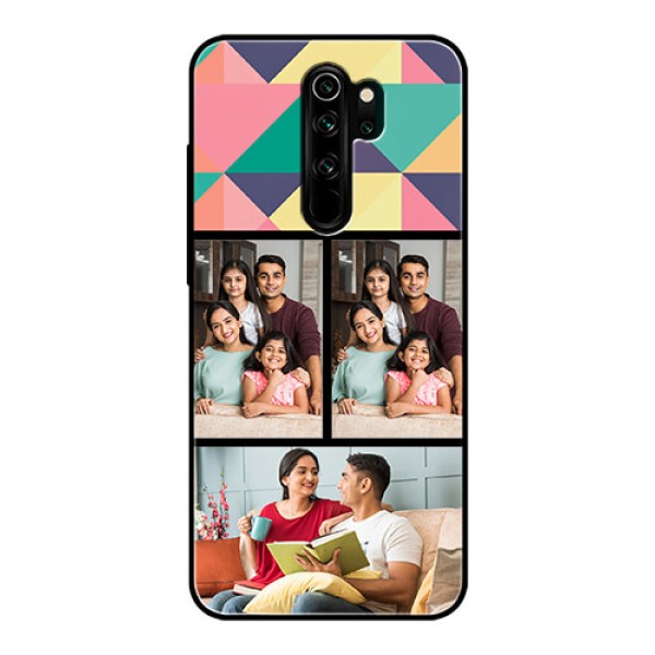 Redmi Note 8 Pro Custom Glass Phone Case  - Bulk Pic Upload Design