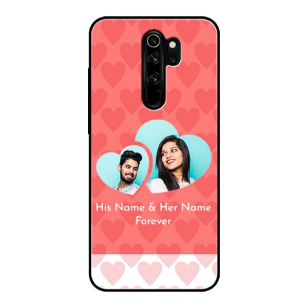 Redmi Note 8 Pro Personalized Glass Phone Case - Couple Pic Upload Design Redmi Note 8 Pro Personalized Glass Phone Case - Couple Pic Upload Design