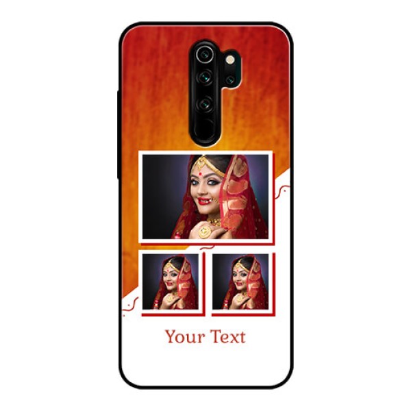 Redmi Note 8 Pro Custom Glass Phone Case  - Wedding Memories Design  