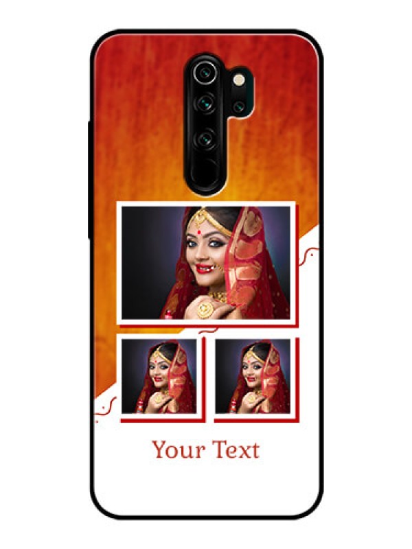 Custom Redmi Note 8 Pro Custom Glass Phone Case  - Wedding Memories Design  