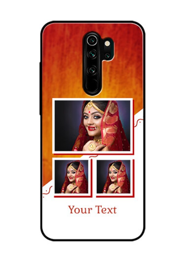 Redmi Note 8 Pro Custom Glass Phone Case  - Wedding Memories Design  