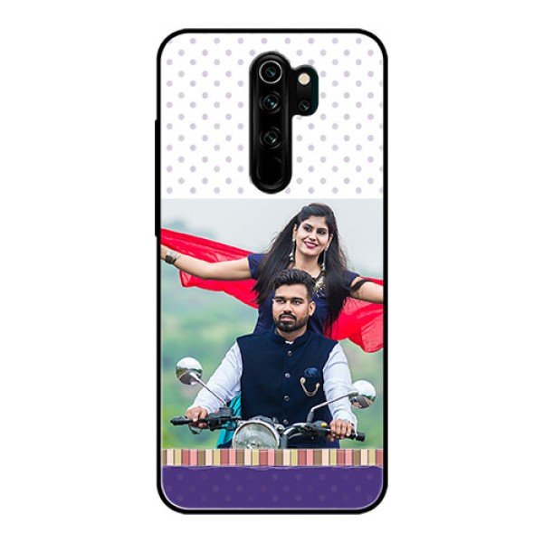 Redmi Note 8 Pro Photo Printing on Glass Case  - Cute Family Design