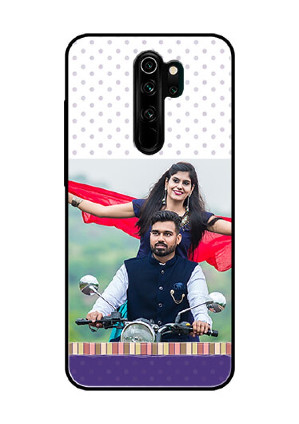 Redmi Note 8 Pro Photo Printing on Glass Case  - Cute Family Design