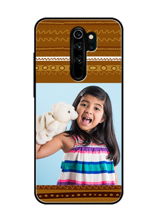 Redmi Note 8 Pro Custom Glass Phone Case  - Friends Picture Upload Design 