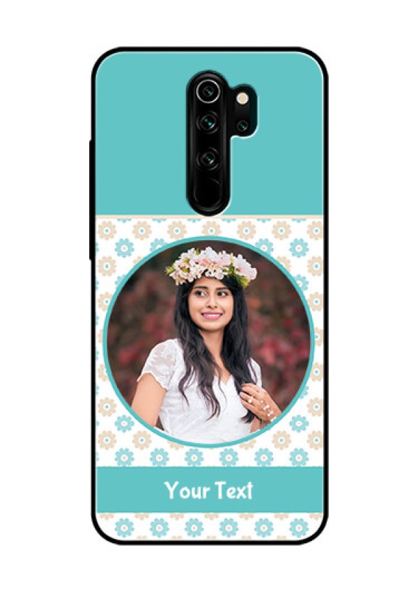 Redmi Note 8 Pro Custom Glass Mobile Case  - Beautiful Flowers Design