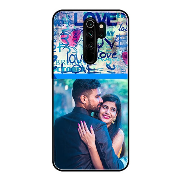 Redmi Note 8 Pro Custom Glass Mobile Case  - Colorful Love Design