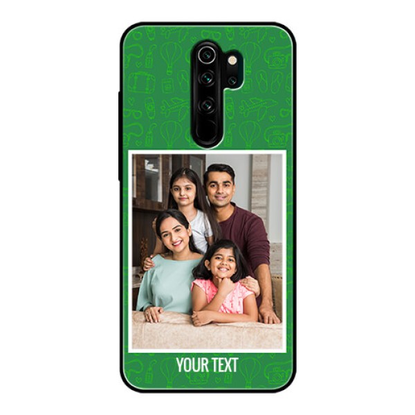 Redmi Note 8 Pro Personalized Glass Phone Case  - Picture Upload Design