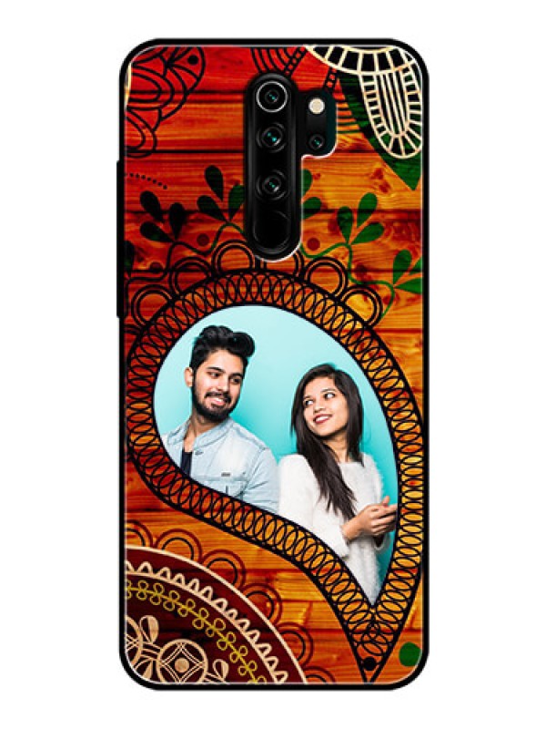 Custom Redmi Note 8 Pro Personalized Glass Phone Case  - Abstract Colorful Design