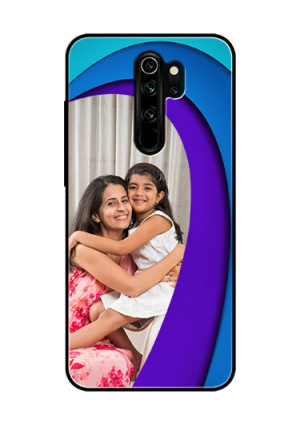 Redmi Note 8 Pro Photo Printing on Glass Case  - Simple Pattern Design