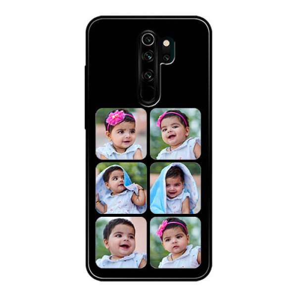 Redmi Note 8 Pro Photo Printing on Glass Case - Multiple Pictures Design Redmi Note 8 Pro Photo Printing on Glass Case - Multiple Pictures Design