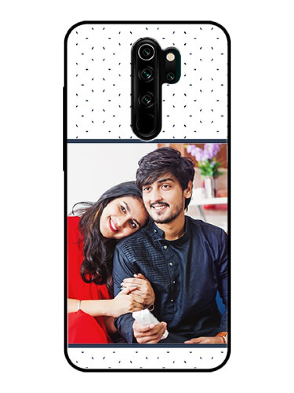 Custom Redmi Note 8 Pro Personalized Glass Phone Case  - Premium Dot Design