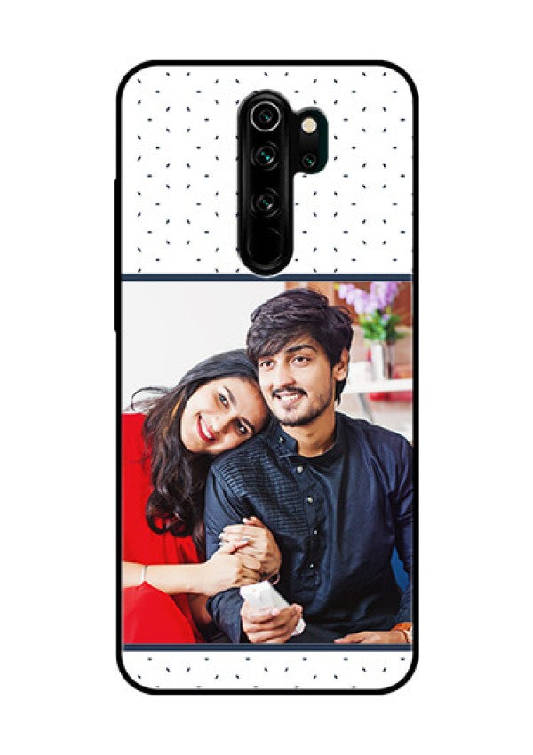 Redmi Note 8 Pro Personalized Glass Phone Case  - Premium Dot Design