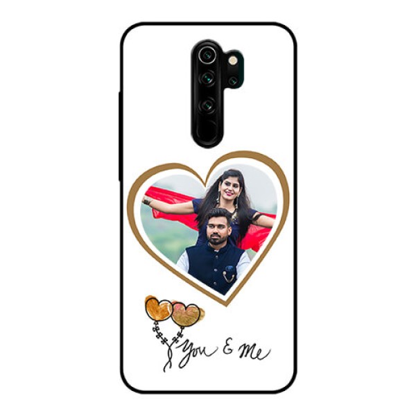 Redmi Note 8 Pro Custom Glass Mobile Case  - You & Me Design