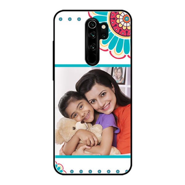 Redmi Note 8 Pro Custom Glass Phone Case  - Flower Design