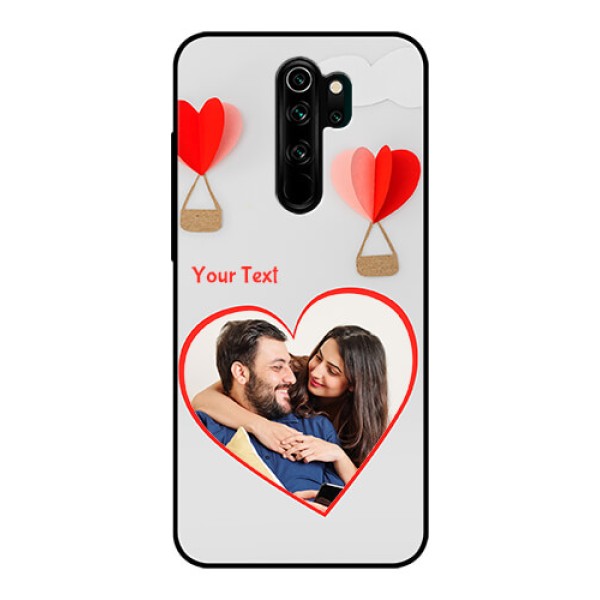 Redmi Note 8 Pro Custom Glass Mobile Case  - Parachute Love Design