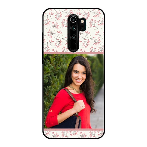 Redmi Note 8 Pro Custom Glass Phone Case  - Premium Floral Design