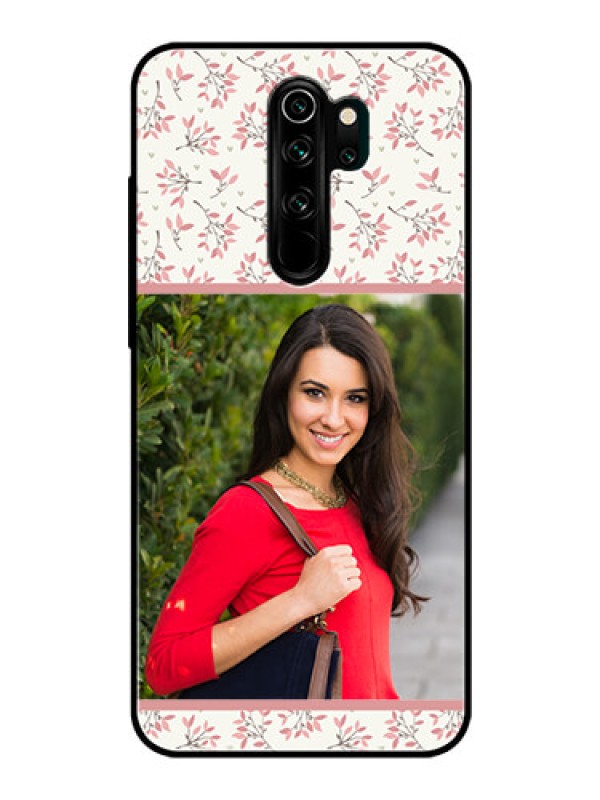 Custom Redmi Note 8 Pro Custom Glass Phone Case  - Premium Floral Design