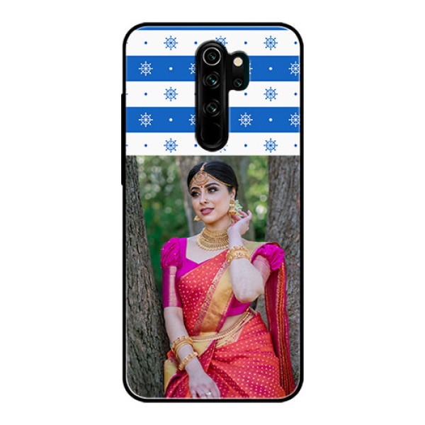 Redmi Note 8 Pro Photo Printing on Glass Case - Snow Pattern Design Redmi Note 8 Pro Photo Printing on Glass Case - Snow Pattern Design