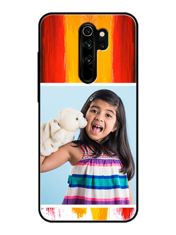 Custom Redmi Note 8 Pro Personalized Glass Phone Case  - Multi Color Design
