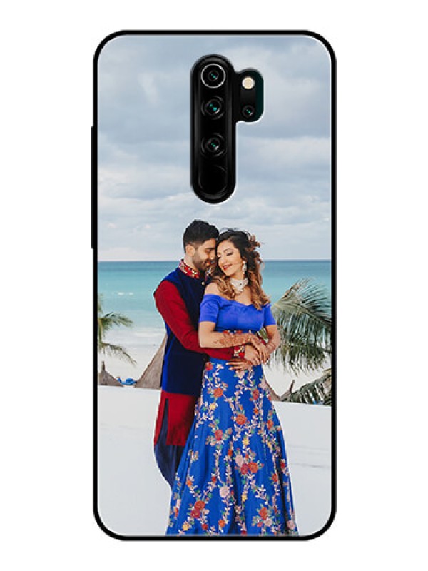 Custom Redmi Note 8 Pro Photo Printing on Glass Case  - Upload Full Picture Design