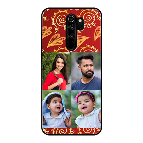 Redmi Note 8 Pro Photo Printing on Glass Case - 4 Image Traditional Design Redmi Note 8 Pro Photo Printing on Glass Case - 4 Image Traditional Design
