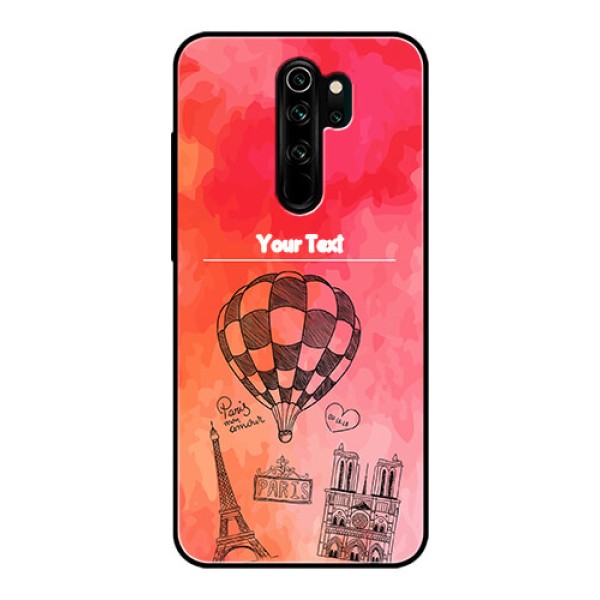 Redmi Note 8 Pro Custom Glass Phone Case  - Paris Theme Design