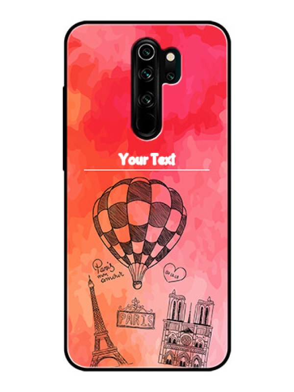 Custom Redmi Note 8 Pro Custom Glass Phone Case  - Paris Theme Design