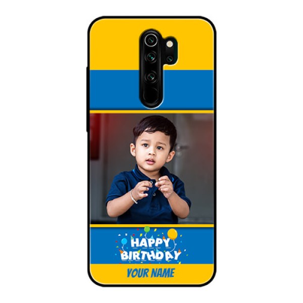 Redmi Note 8 Pro Custom Glass Mobile Case - Birthday Wishes Design Redmi Note 8 Pro Custom Glass Mobile Case - Birthday Wishes Design