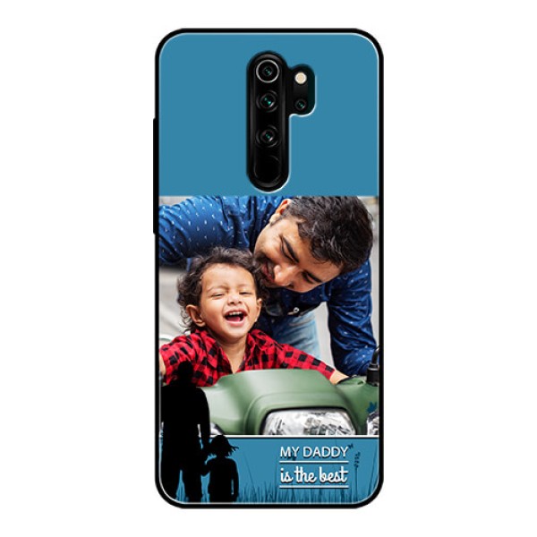 Redmi Note 8 Pro Custom Glass Mobile Case  - Best dad design 