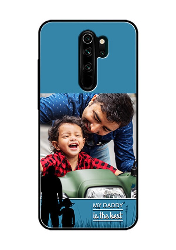 Redmi Note 8 Pro Custom Glass Mobile Case  - Best dad design 