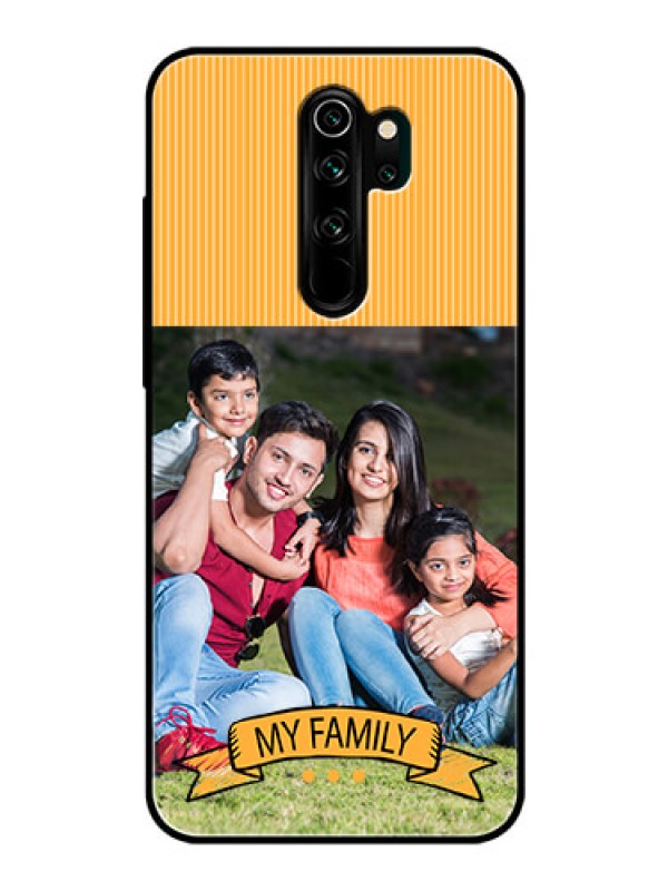 Custom Redmi Note 8 Pro Custom Glass Phone Case  - My Family Design