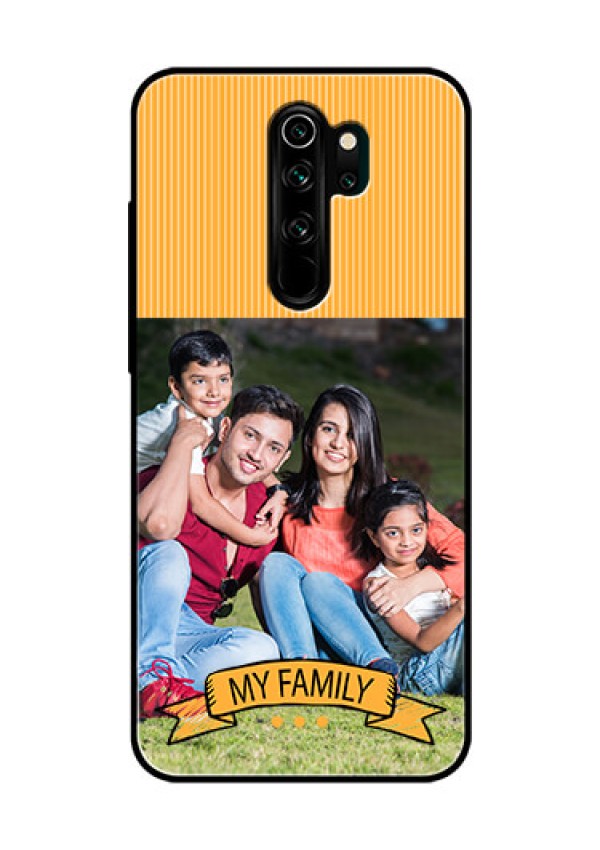 Redmi Note 8 Pro Custom Glass Phone Case  - My Family Design