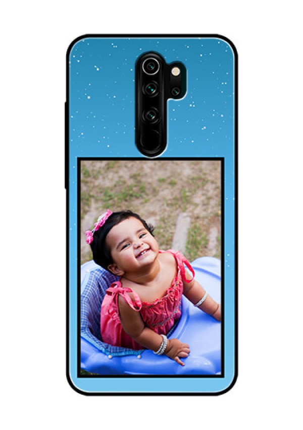 Redmi Note 8 Pro Custom Glass Mobile Case  - Wave Pattern Colorful Design
