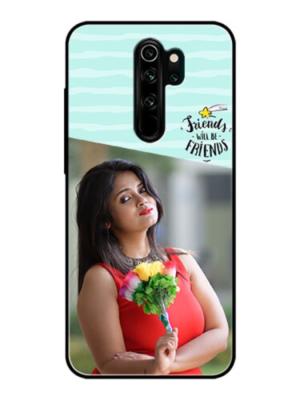 Custom Redmi Note 8 Pro Custom Glass Phone Case  - Friends Picture Icon Design