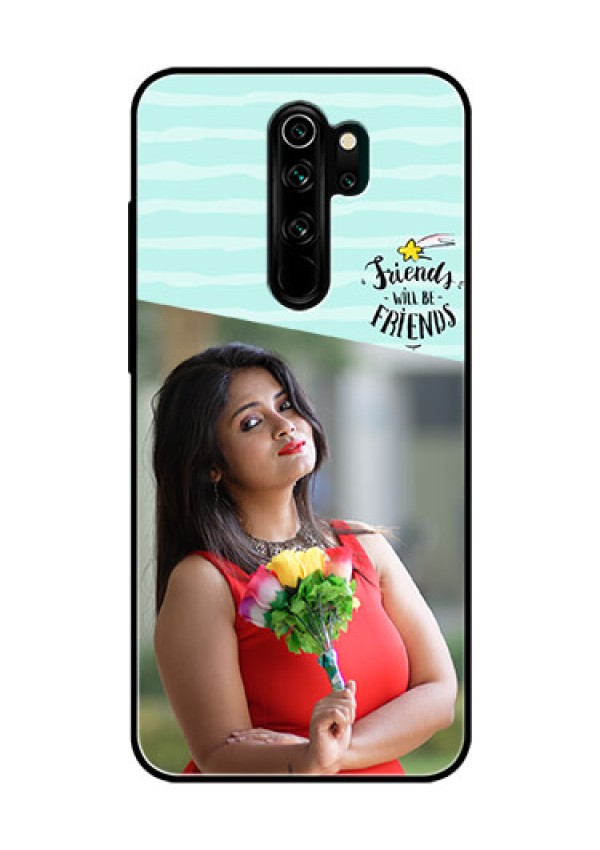 Redmi Note 8 Pro Custom Glass Phone Case  - Friends Picture Icon Design