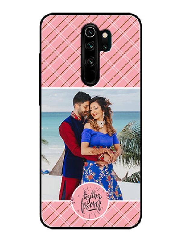 Custom Redmi Note 8 Pro Personalized Glass Phone Case  - Together Forever Design