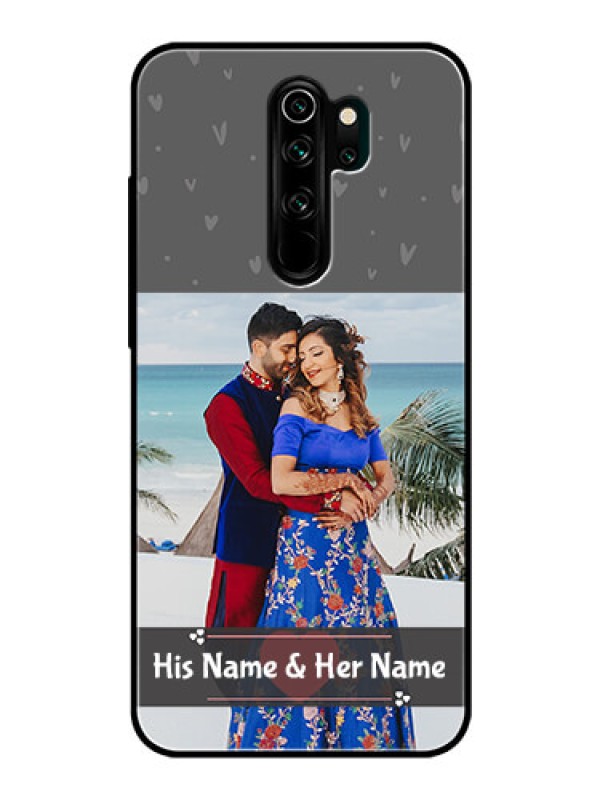 Custom Redmi Note 8 Pro Custom Glass Mobile Case  - Buy Love Design with Photo Online