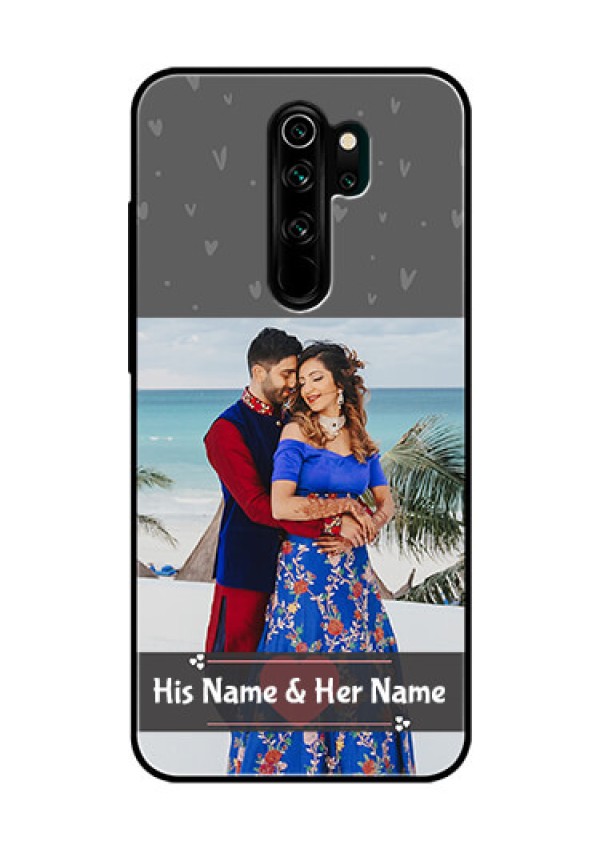 Redmi Note 8 Pro Custom Glass Mobile Case  - Buy Love Design with Photo Online