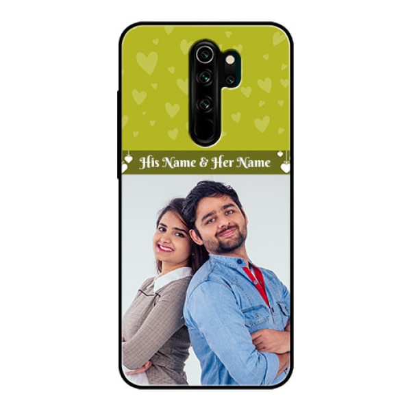 Redmi Note 8 Pro Custom Glass Phone Case  - You & Me Heart Design