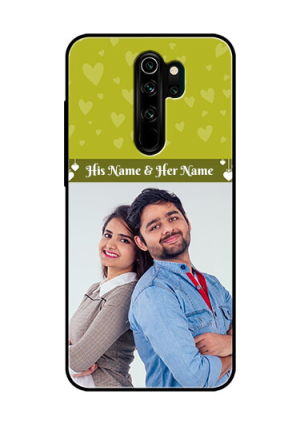 Redmi Note 8 Pro Custom Glass Phone Case  - You & Me Heart Design