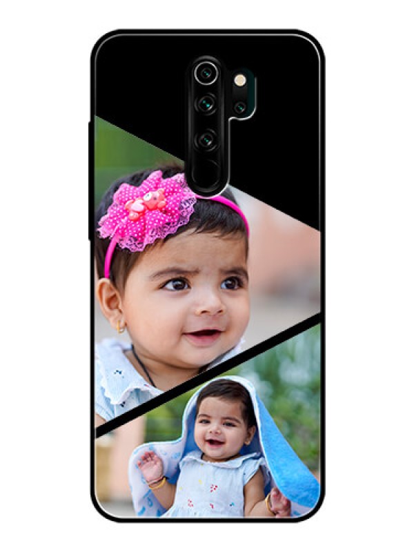 Custom Redmi Note 8 Pro Custom Glass Phone Case  - Semi Cut Design