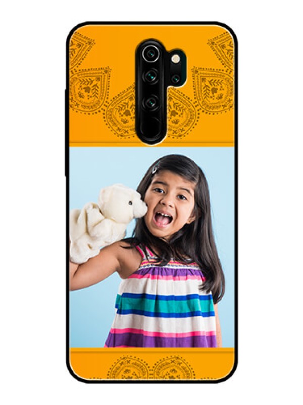 Custom Redmi Note 8 Pro Personalized Glass Phone Case  - Photo Wedding Design 