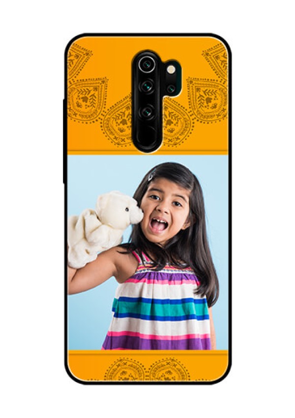 Redmi Note 8 Pro Personalized Glass Phone Case  - Photo Wedding Design 